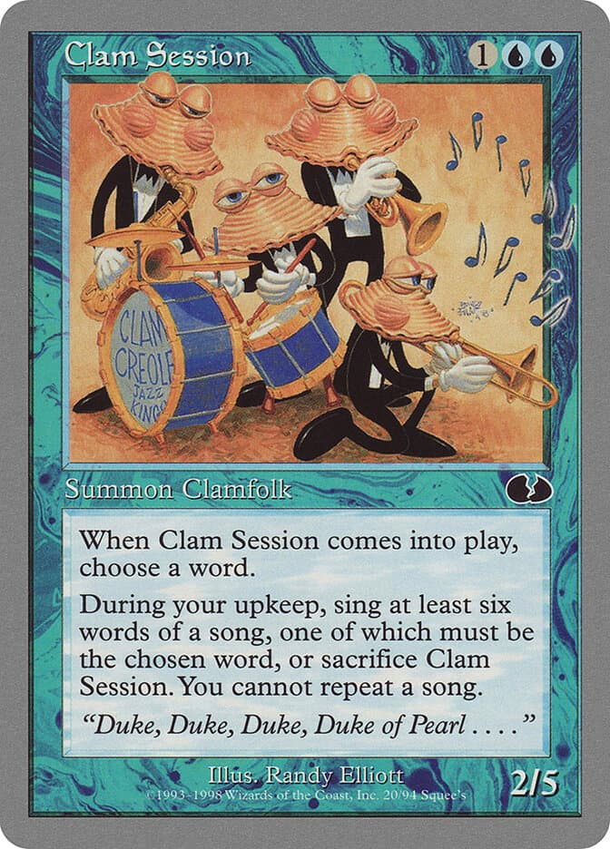 Clam Session — Unglued
