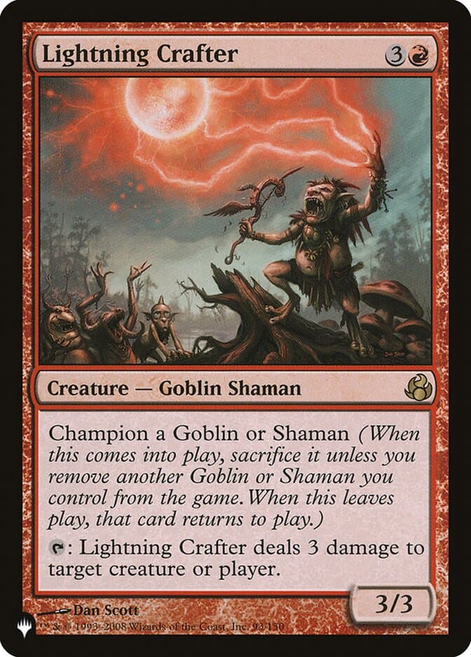 Lightning Crafter — The List
