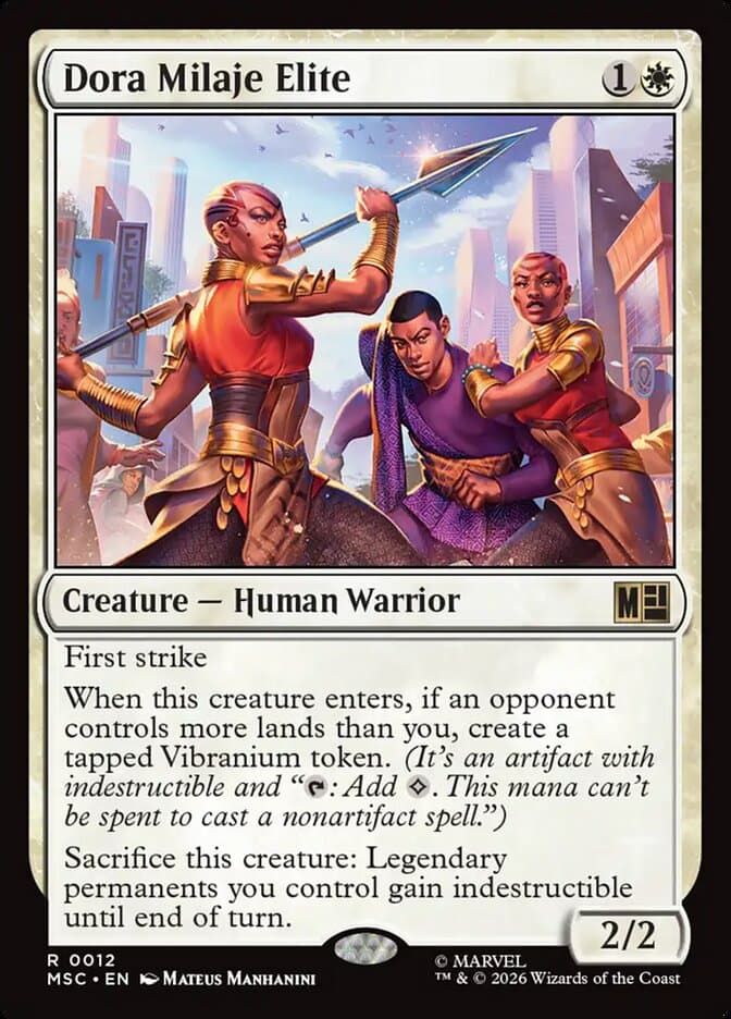 Dora Milaje Elite — Marvel Super Heroes Commander