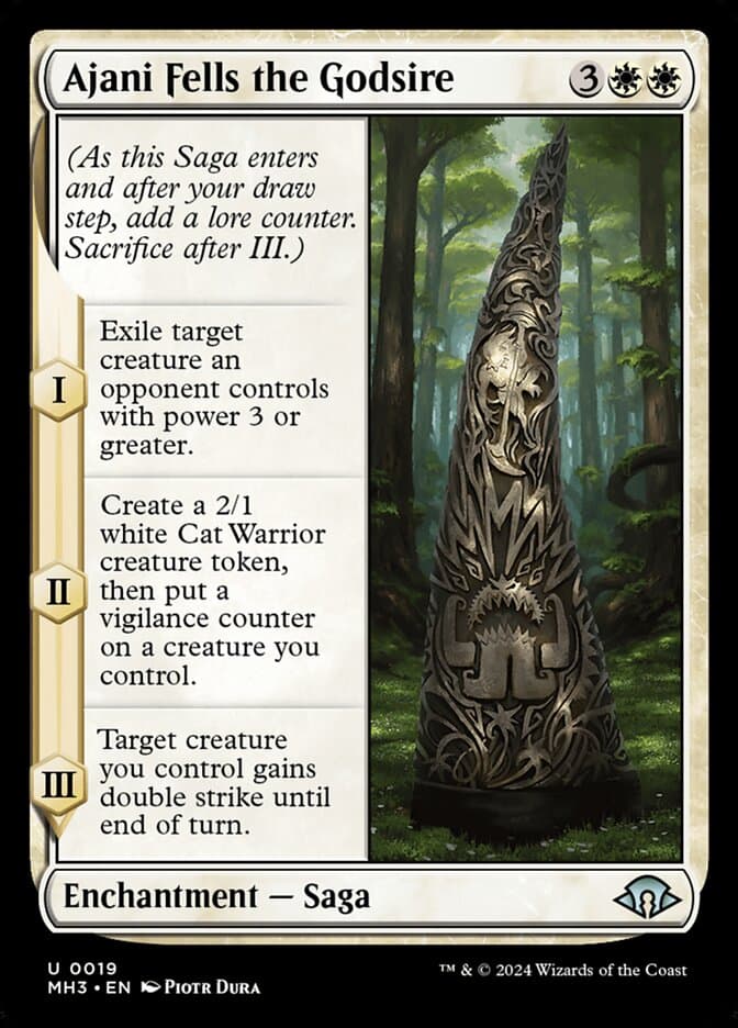 Ajani Fells the Godsire — Modern Horizons 3