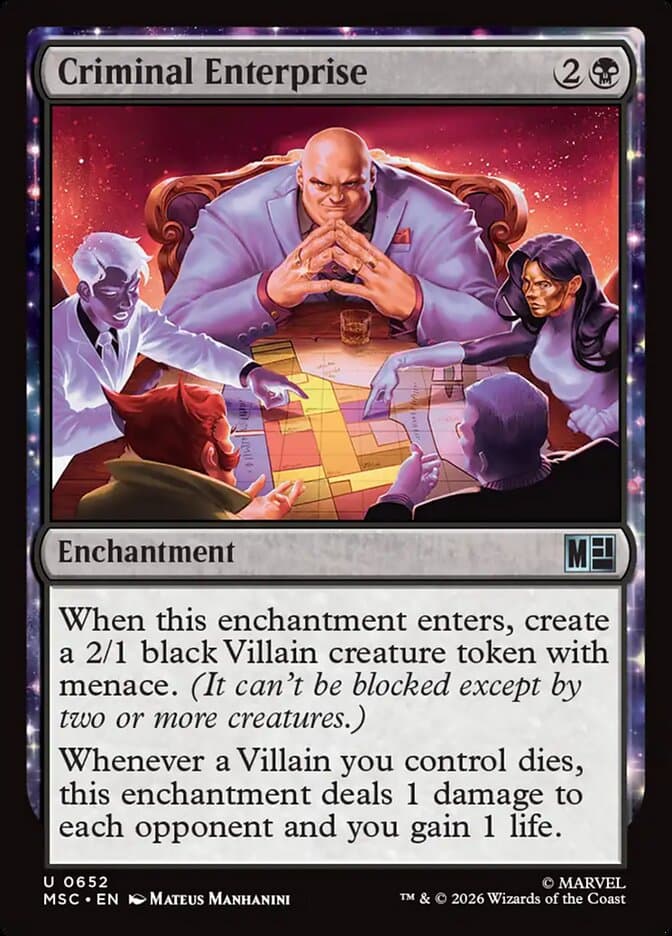 Criminal Enterprise — Marvel Super Heroes Commander