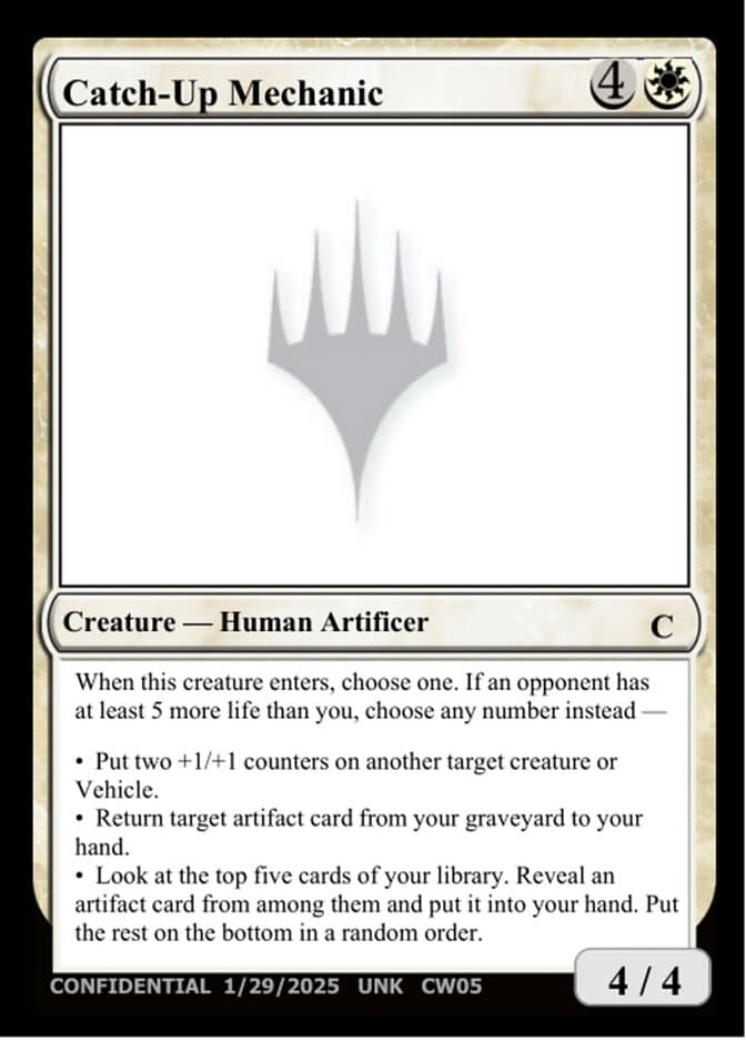 Catch-Up Mechanic — Unknown Event