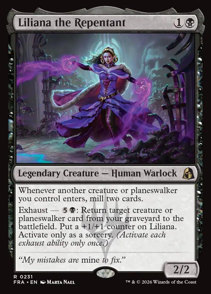 Liliana the Repentant — Reality Fracture
