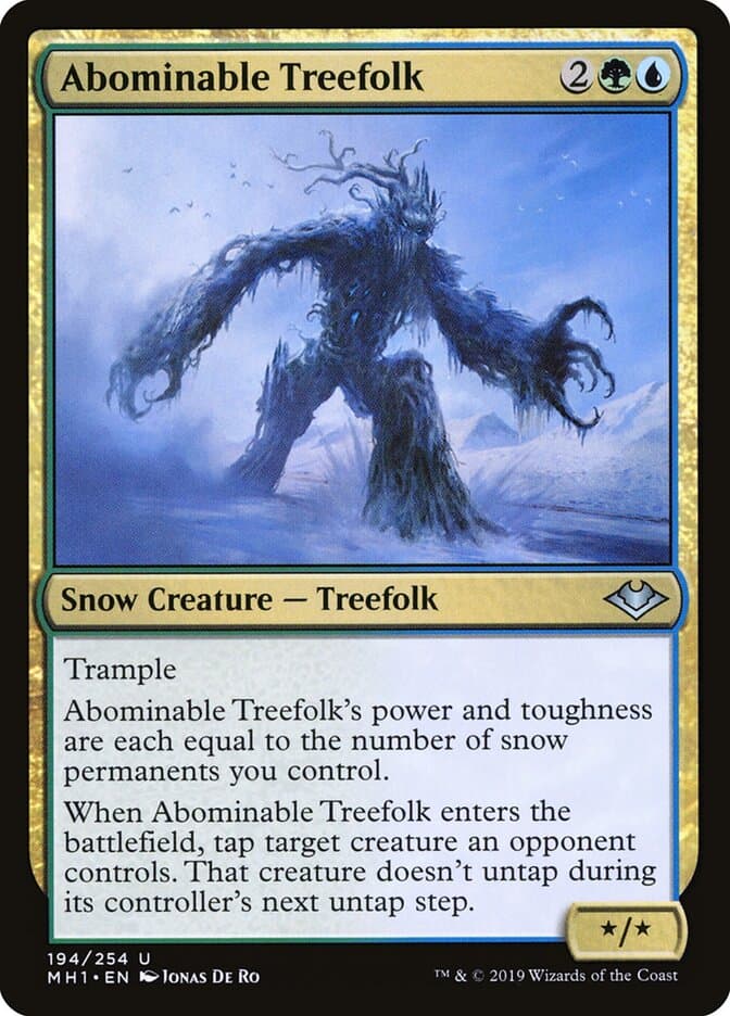 Abominable Treefolk — Modern Horizons
