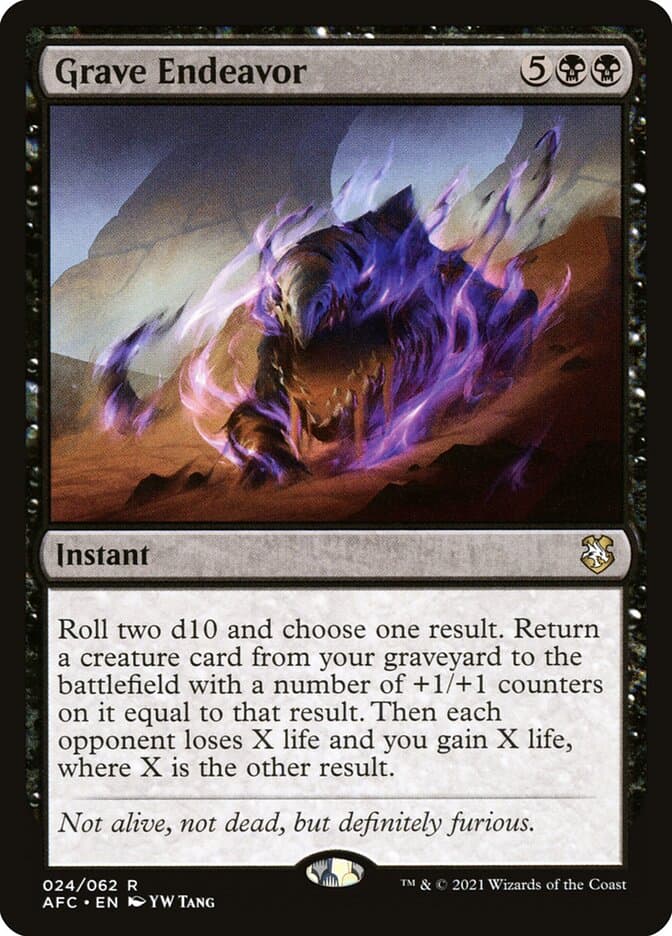 Grave Endeavor — Forgotten Realms Commander