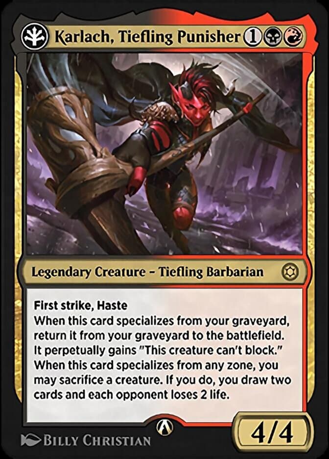 Karlach, Tiefling Punisher — Alchemy Horizons: Baldur's Gate