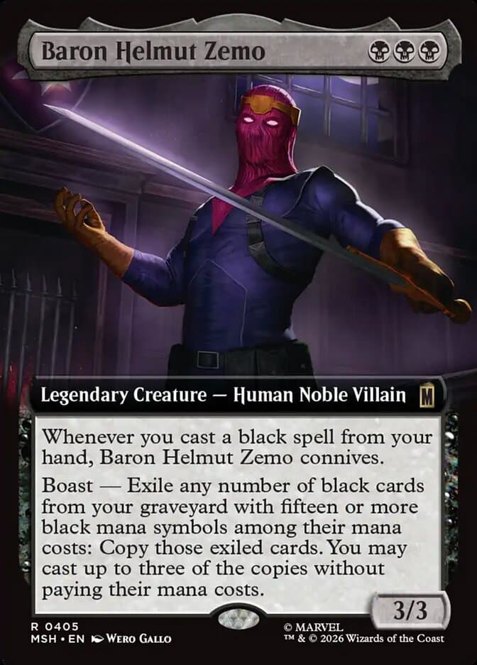 Baron Helmut Zemo — Marvel Super Heroes