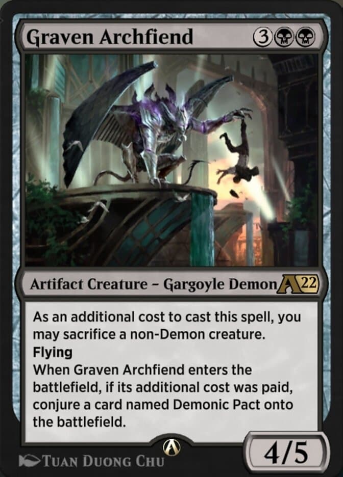 Graven Archfiend — Alchemy: New Capenna