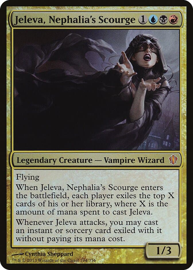 Jeleva, Nephalia's Scourge — Commander 2013 Oversized