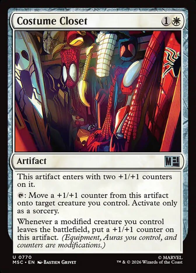 Costume Closet — Marvel Super Heroes Commander