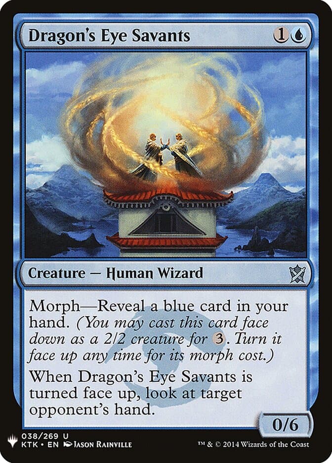 Dragon's Eye Savants — The List