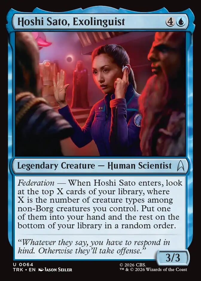 Hoshi Sato, Exolinguist — Star Trek