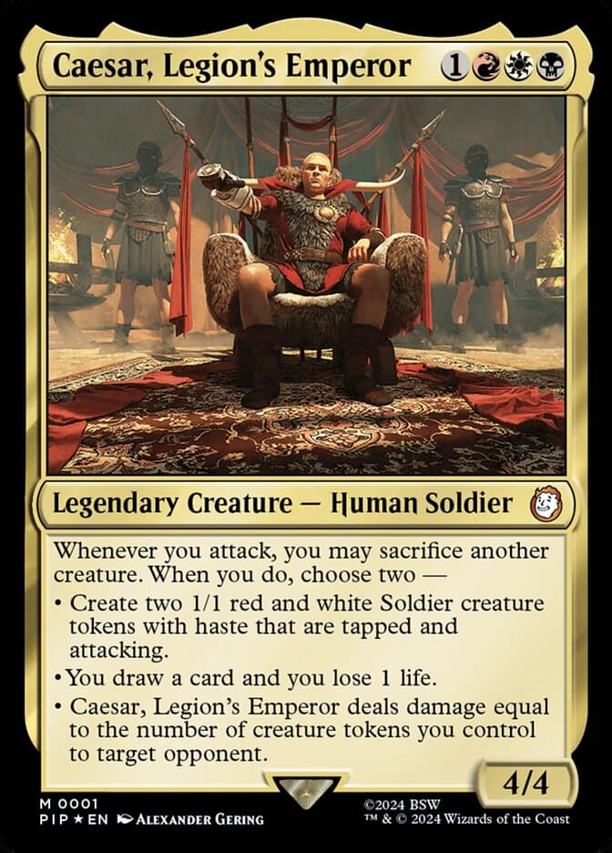 Caesar, Legion's Emperor — Fallout