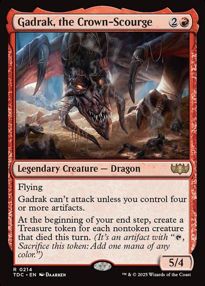 Gadrak, the Crown-Scourge — Tarkir: Dragonstorm Commander