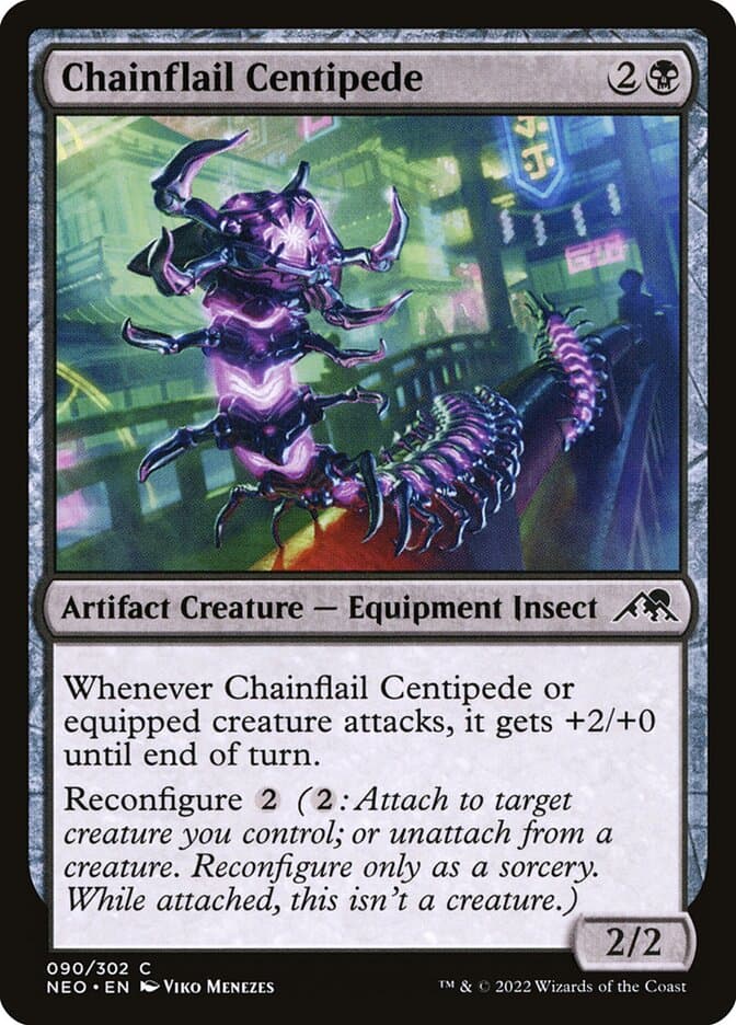 Chainflail Centipede — Kamigawa: Neon Dynasty