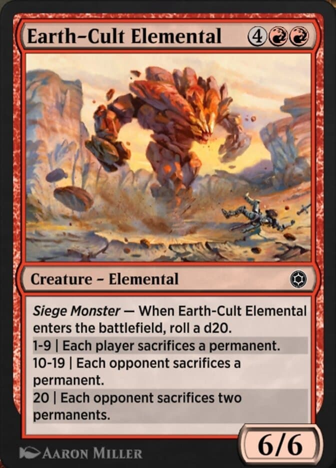 Earth-Cult Elemental — Alchemy Horizons: Baldur's Gate