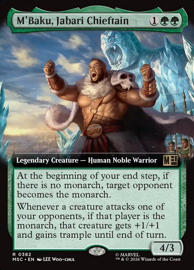 M'Baku, Jabari Chieftain — Marvel Super Heroes Commander