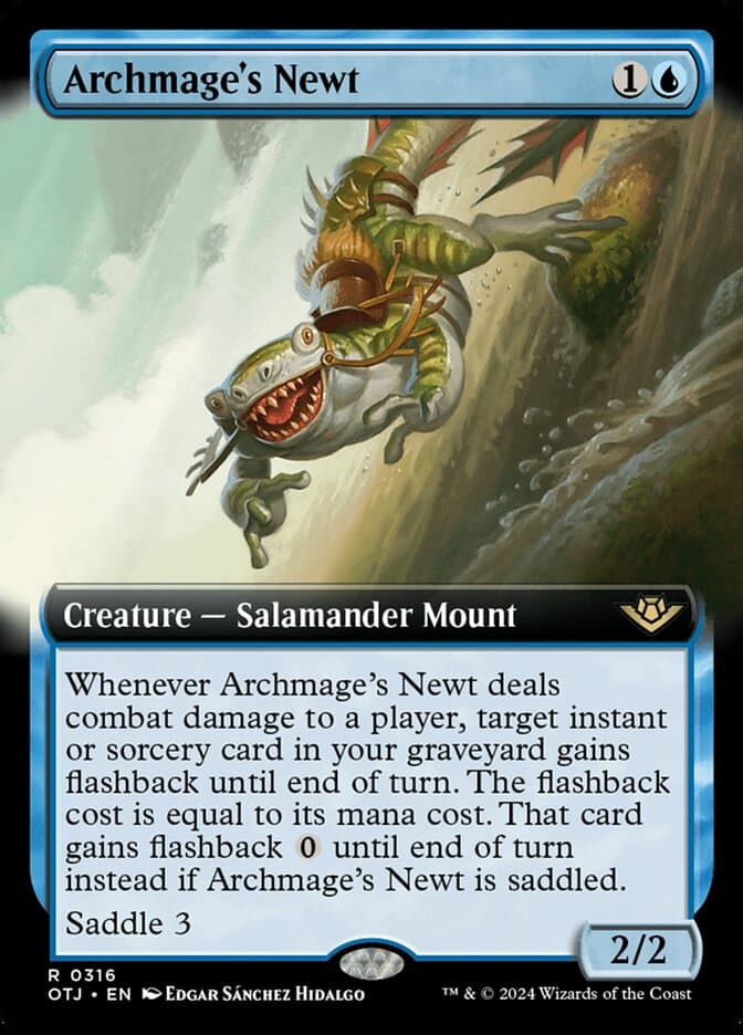 Archmage's Newt — Outlaws of Thunder Junction