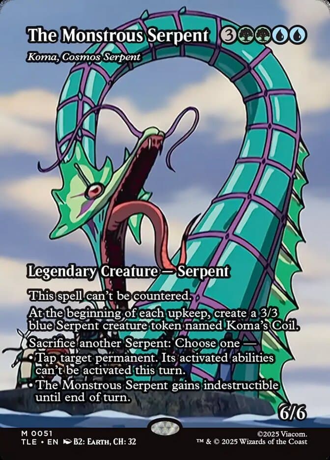 Koma, Cosmos Serpent — Avatar: The Last Airbender Eternal