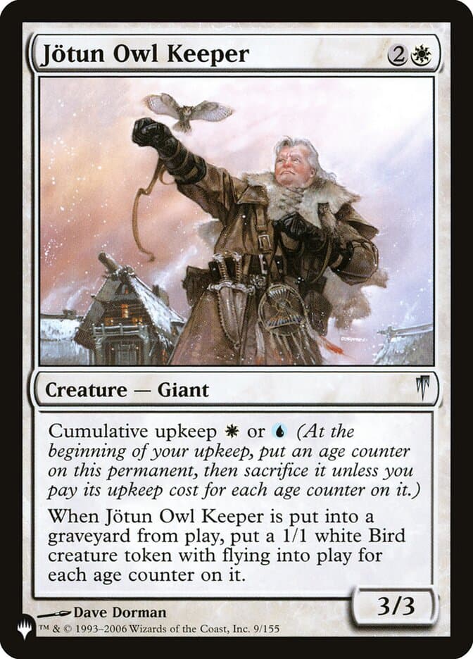 Jötun Owl Keeper — The List
