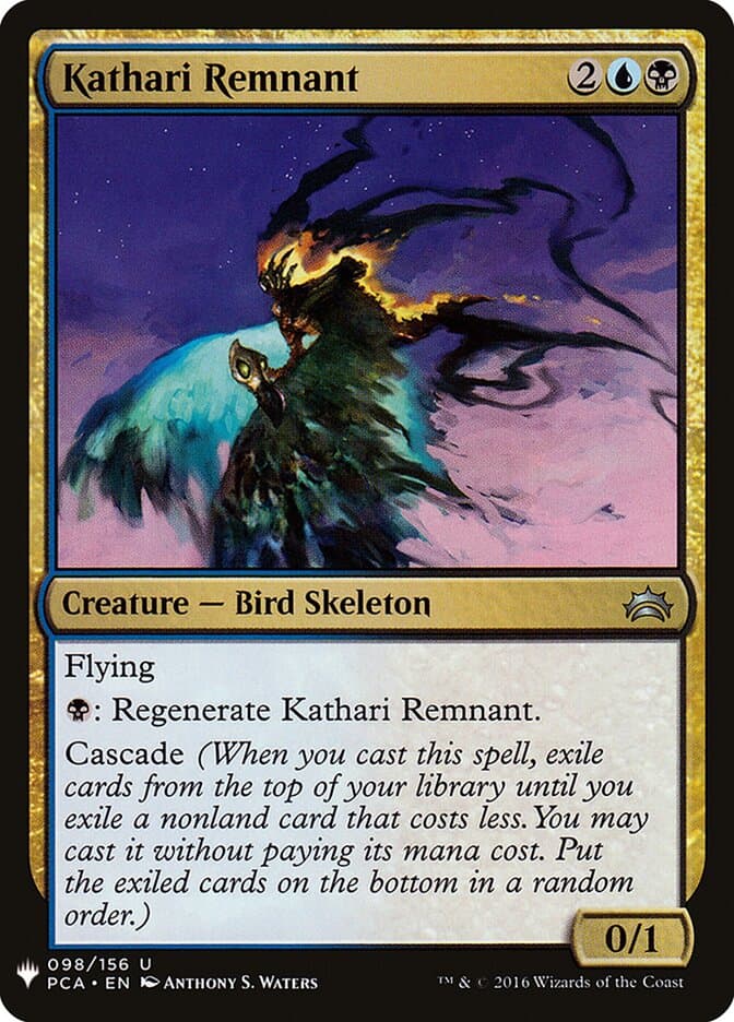 Kathari Remnant — The List