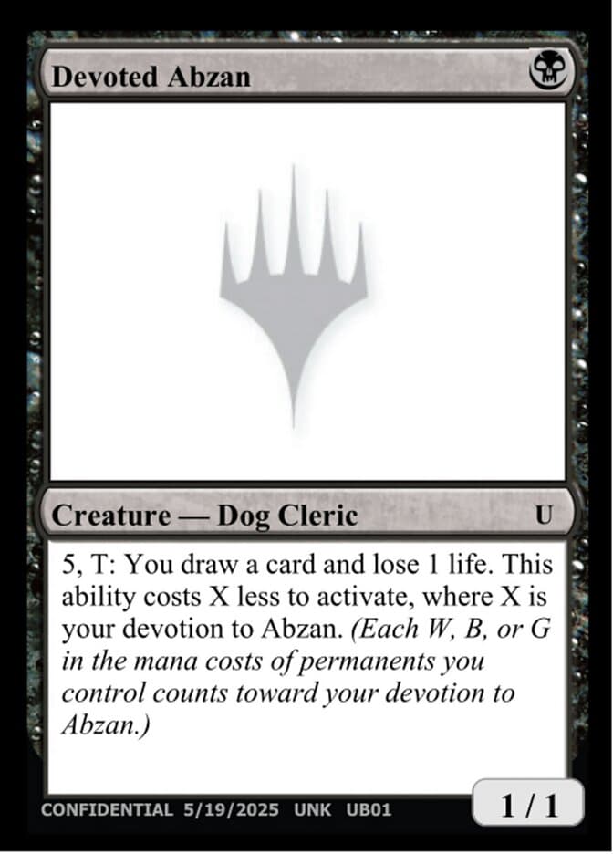 Devoted Abzan — Unknown Event