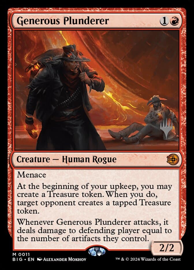 Generous Plunderer — The Big Score Promos