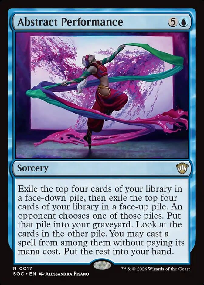 Abstract Performance — Secrets of Strixhaven Commander