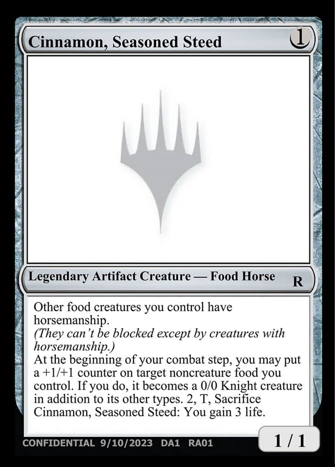 Cinnamon, Seasoned Steed — Unknown Event