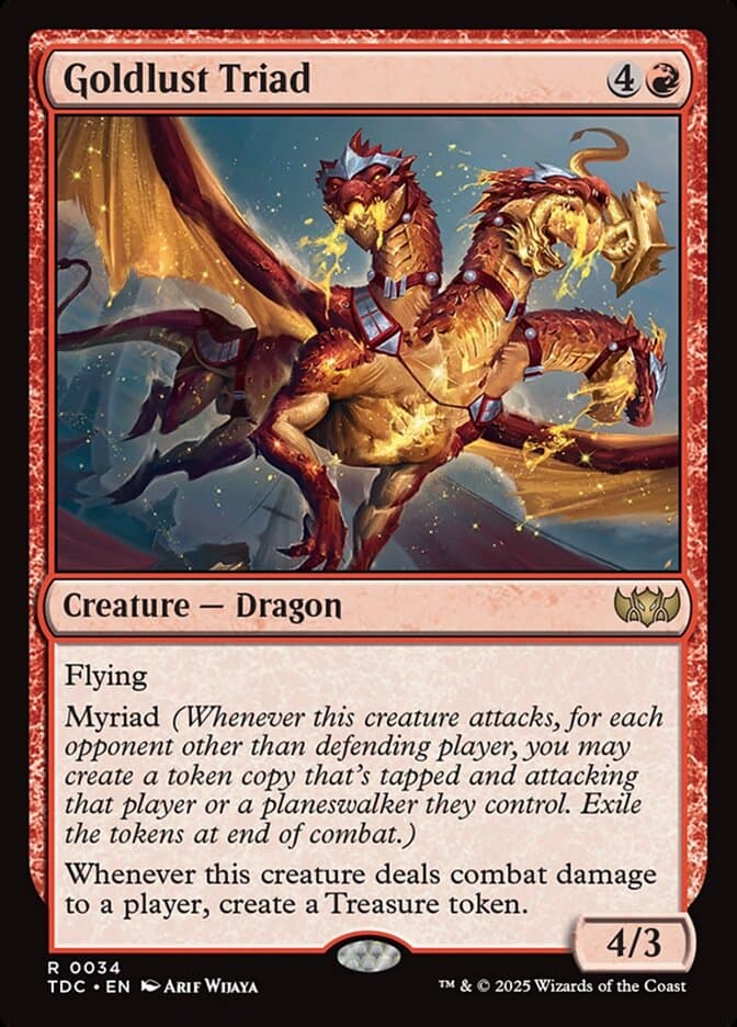Goldlust Triad — Tarkir: Dragonstorm Commander