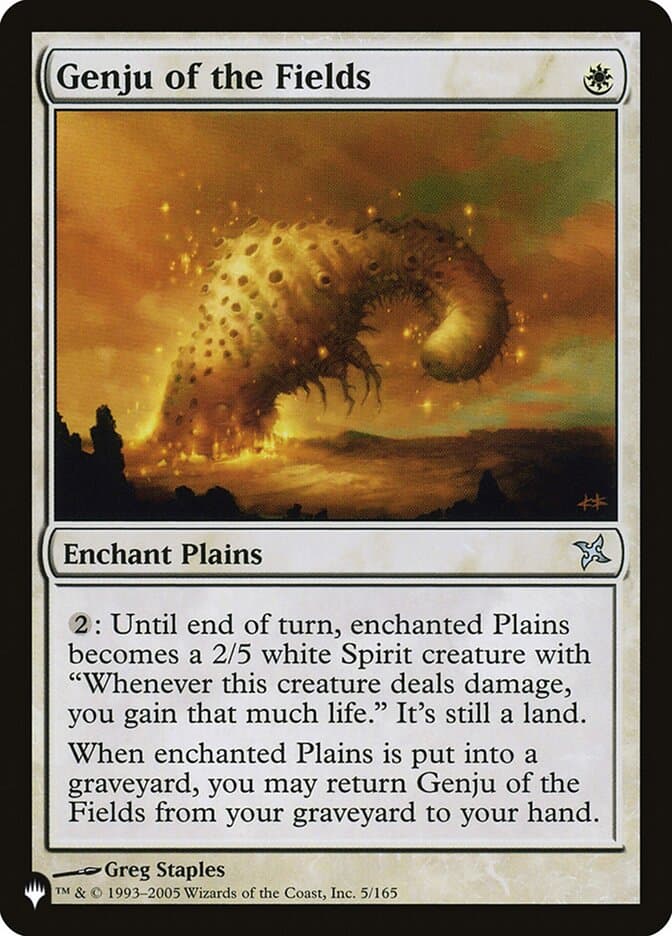Genju of the Fields — The List