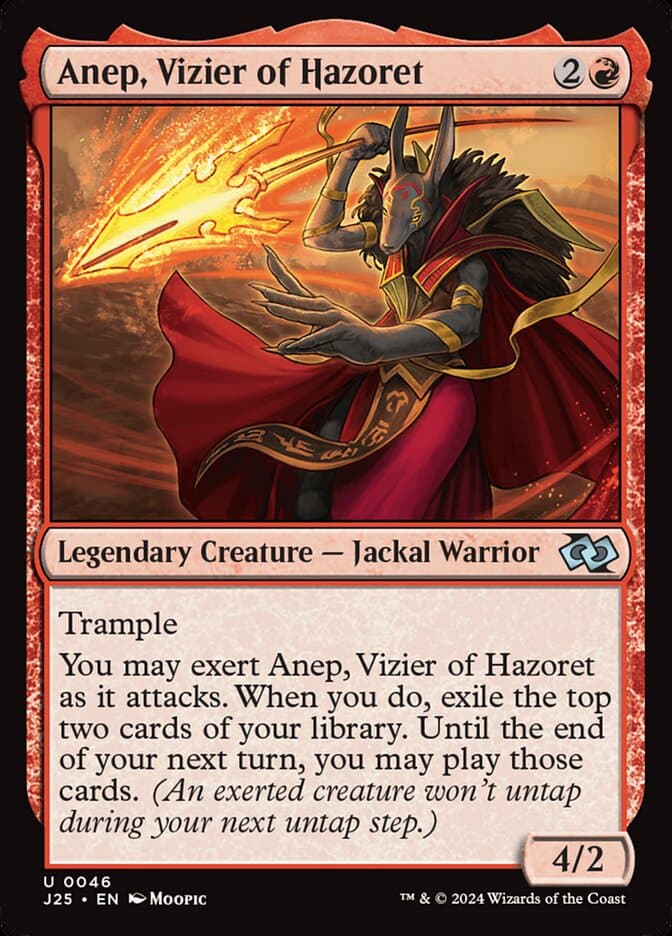 Anep, Vizier of Hazoret — Foundations Jumpstart