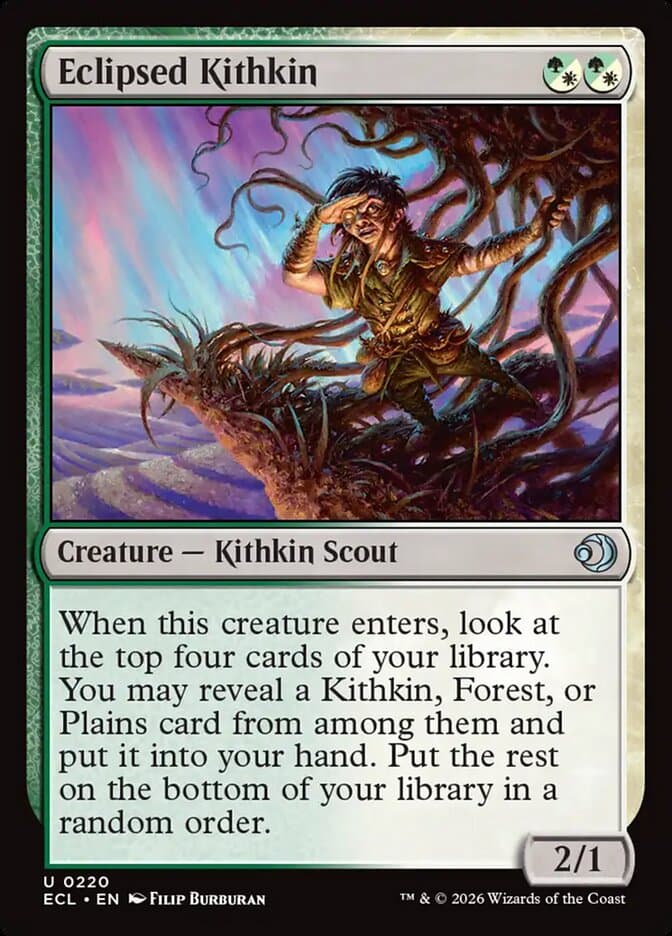 Eclipsed Kithkin — Lorwyn Eclipsed