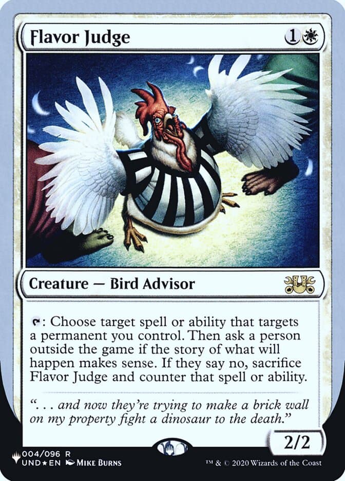 Flavor Judge — The List (Unfinity Foil Edition)