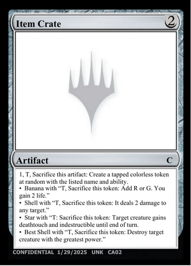 Item Crate — Unknown Event