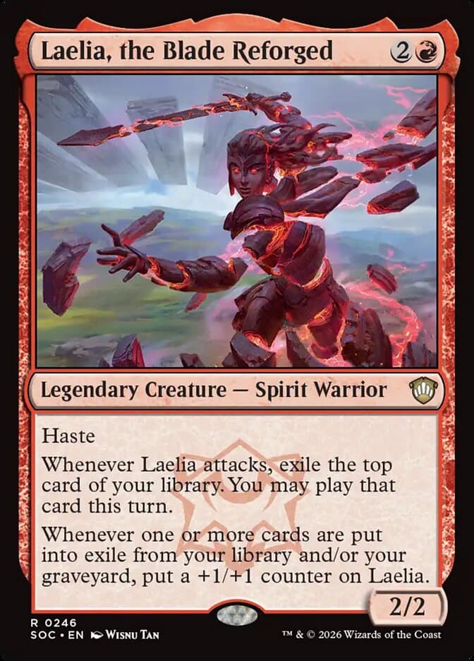Laelia, the Blade Reforged — Secrets of Strixhaven Commander