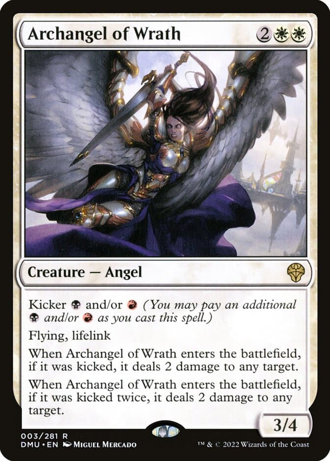 Archangel of Wrath — Dominaria United