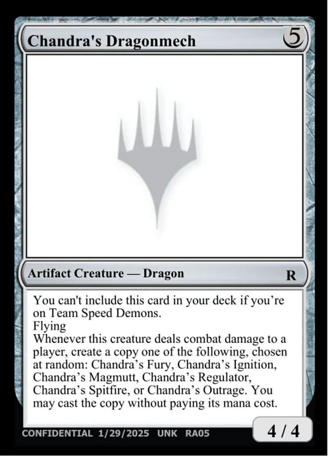 Chandra's Dragonmech — Unknown Event