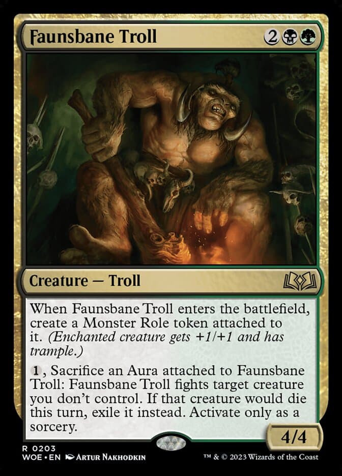 Faunsbane Troll — Wilds of Eldraine