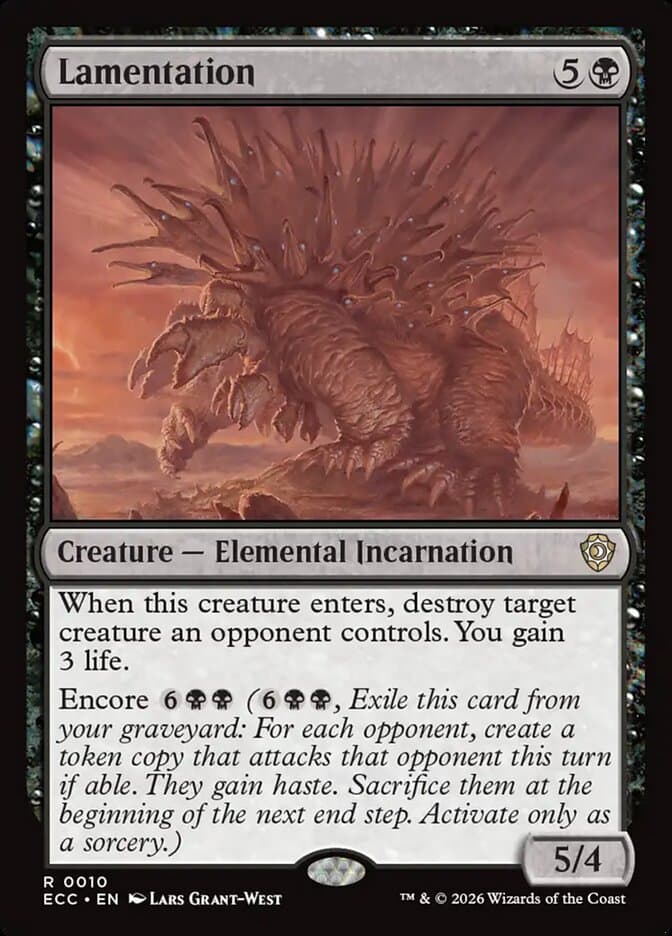 Lamentation — Lorwyn Eclipsed Commander