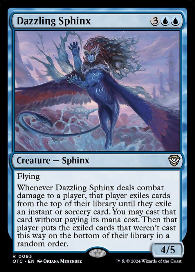 Dazzling Sphinx — Outlaws of Thunder Junction Commander