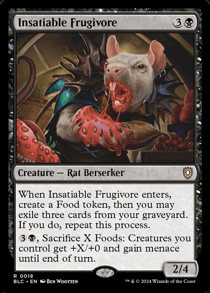Insatiable Frugivore — Bloomburrow Commander