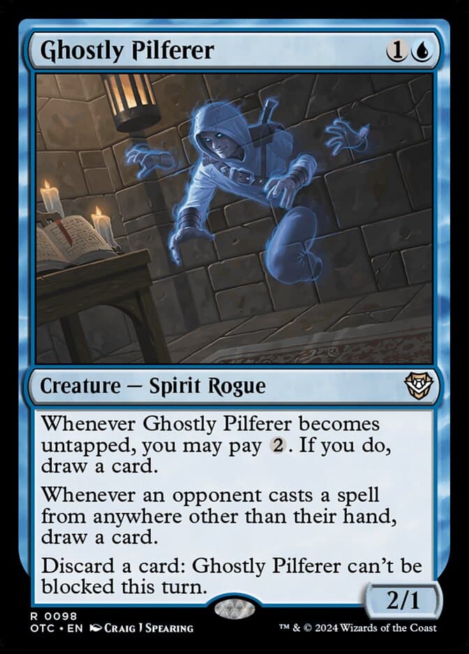 Ghostly Pilferer — Outlaws of Thunder Junction Commander