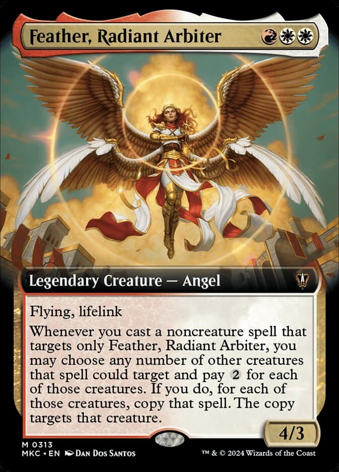 Feather, Radiant Arbiter — Murders at Karlov Manor Commander