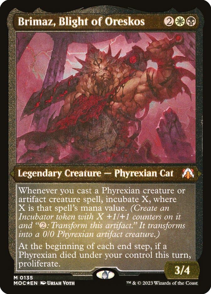 Brimaz, Blight of Oreskos — March of the Machine Commander