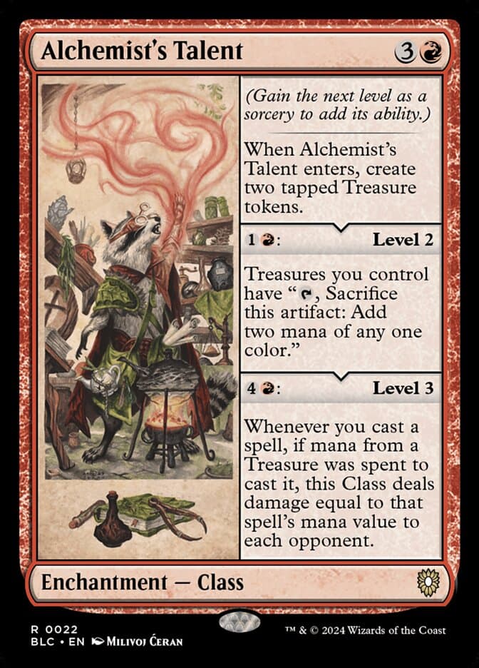 Alchemist's Talent — Bloomburrow Commander