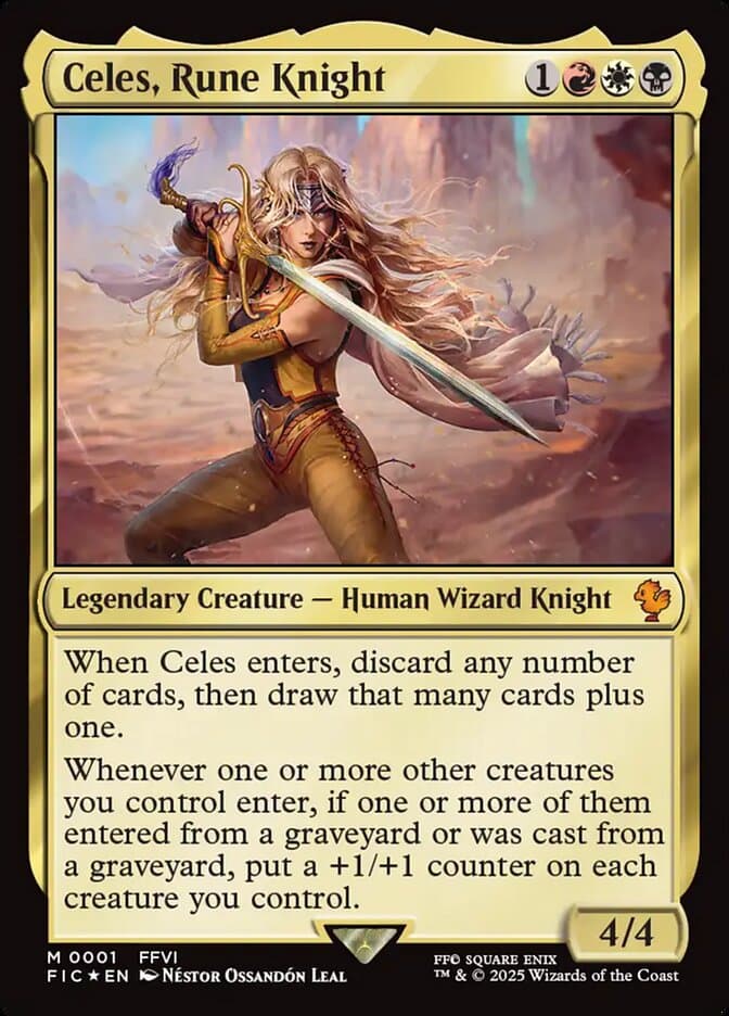 Celes, Rune Knight — Final Fantasy Commander