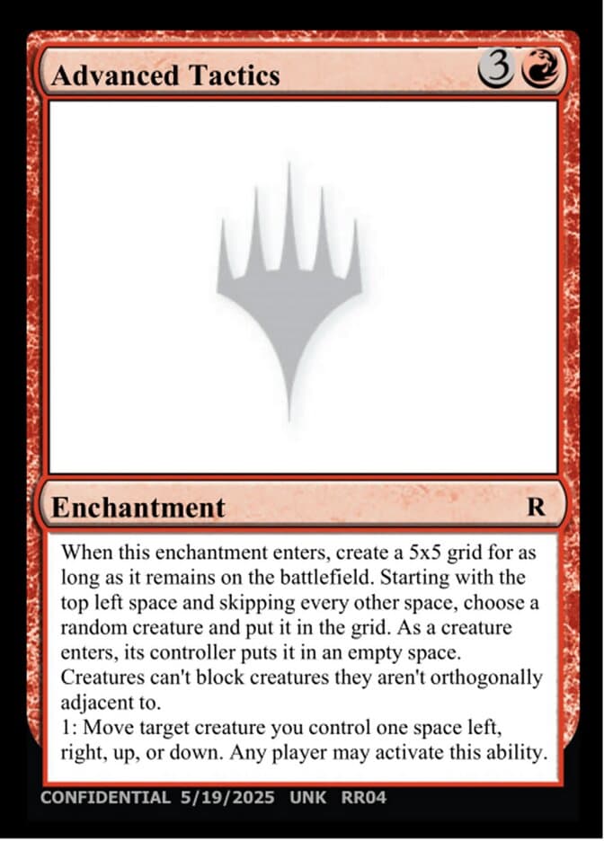 Advanced Tactics — Unknown Event