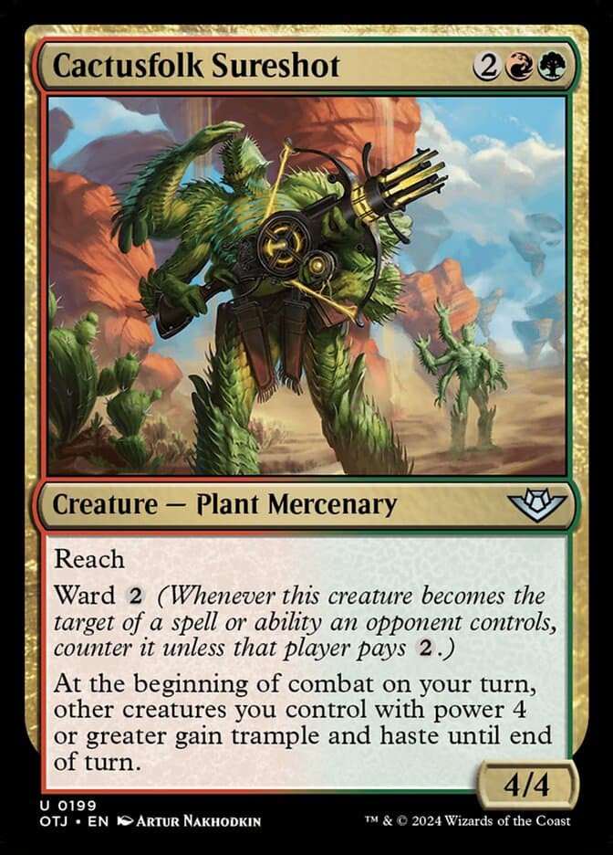 Cactusfolk Sureshot — Outlaws of Thunder Junction
