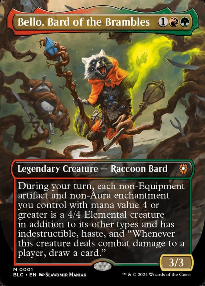 Bello, Bard of the Brambles — Bloomburrow Commander